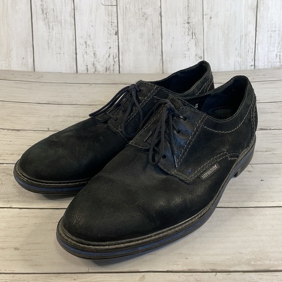 Mephisto Black Suede Air Jet Oxfords - Picture 2 of 13